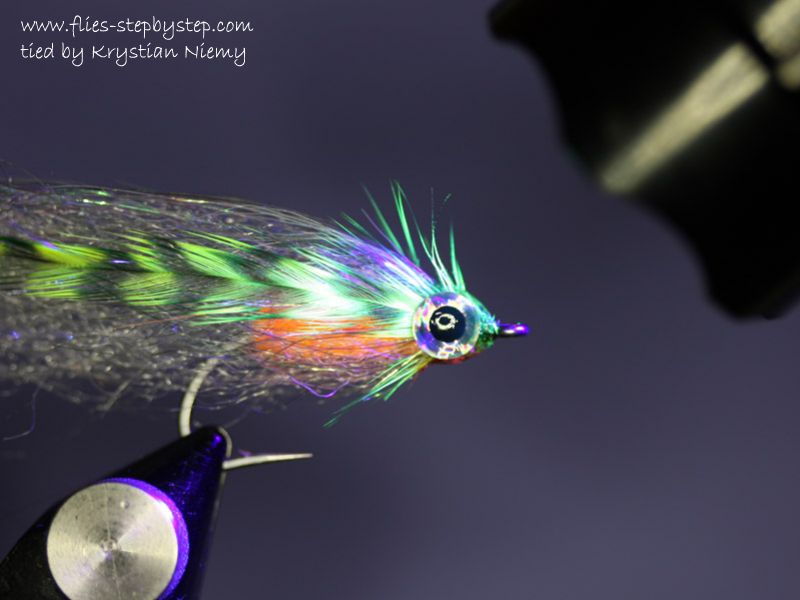 Baitfish streamer fly pattern How to tie fly, Fly tying Step by Step